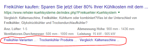 Google SERP Mini Sitelinks sind interne Sprunglinks.png