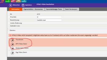 bee.tools Mediathek Upload - Schritt 3